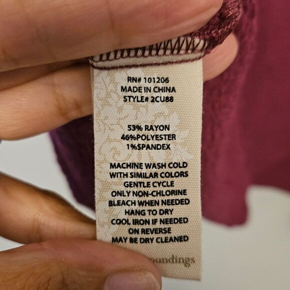 Soft Surroundings Waffle Texture Tunic - Picture 7 of 8